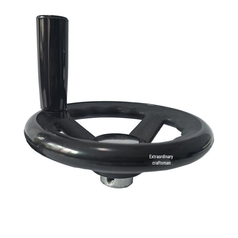 High-Precision Mechanical 12*100 Plastic Steel Three-Ribbed Handwheel