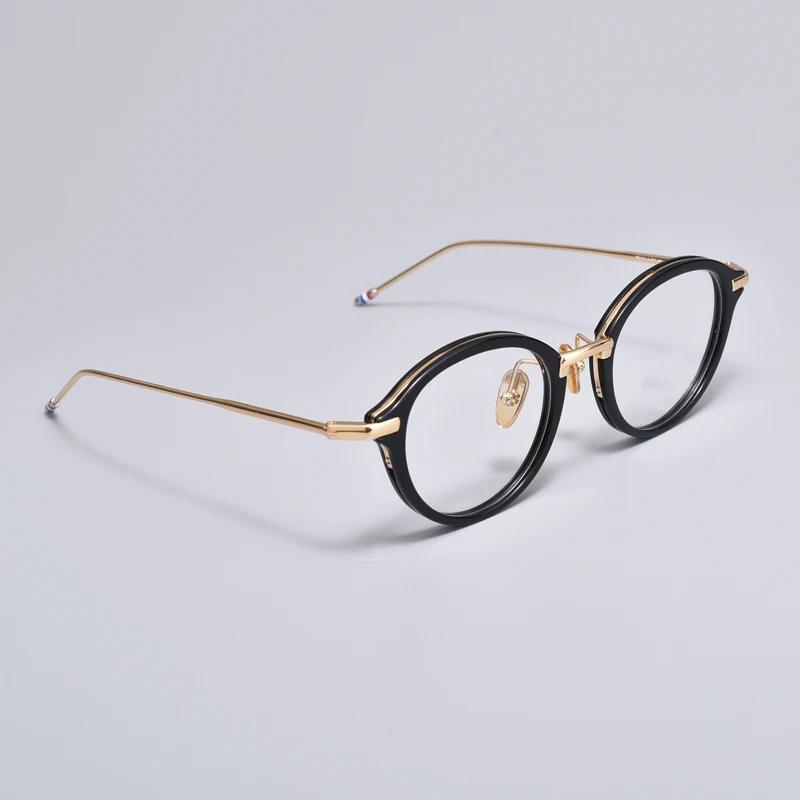 GENTLE Anti Blue Light Square Women Men Titanium Glasses Frame Optical Glasses TB011 Prescription Eyeglasses