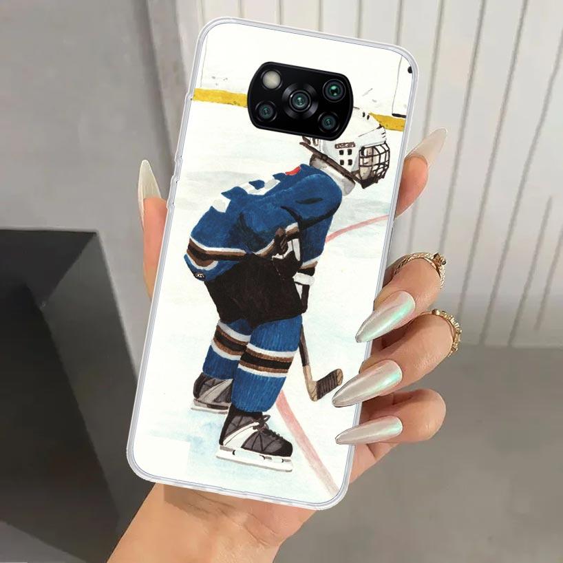 Ice Hockey Rink Sport Phone Case for Xiaomi Poco X7 X6 X5 X4 X3 Nfc F7 Ultra F6 F5 Pro F4 GT F3 M6 M5S M4 M3 Soft Print Shell X7