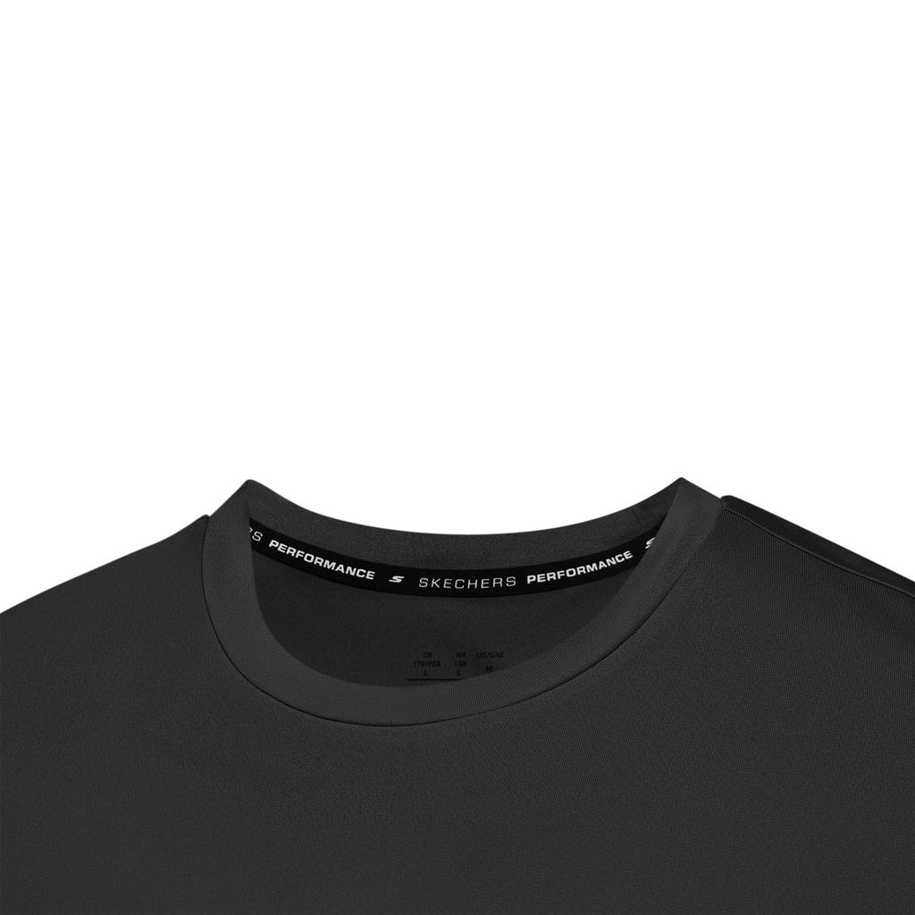 Skechers Basic Sports Series Solid Color Round Neck Short Sleeve T-Shirt Men Tops P226M111-0018