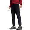 FILA Solid Color Fitness Tapered Stretch Knit Sports Pants Men Bottoms Deep-Black A11M411607F-BK