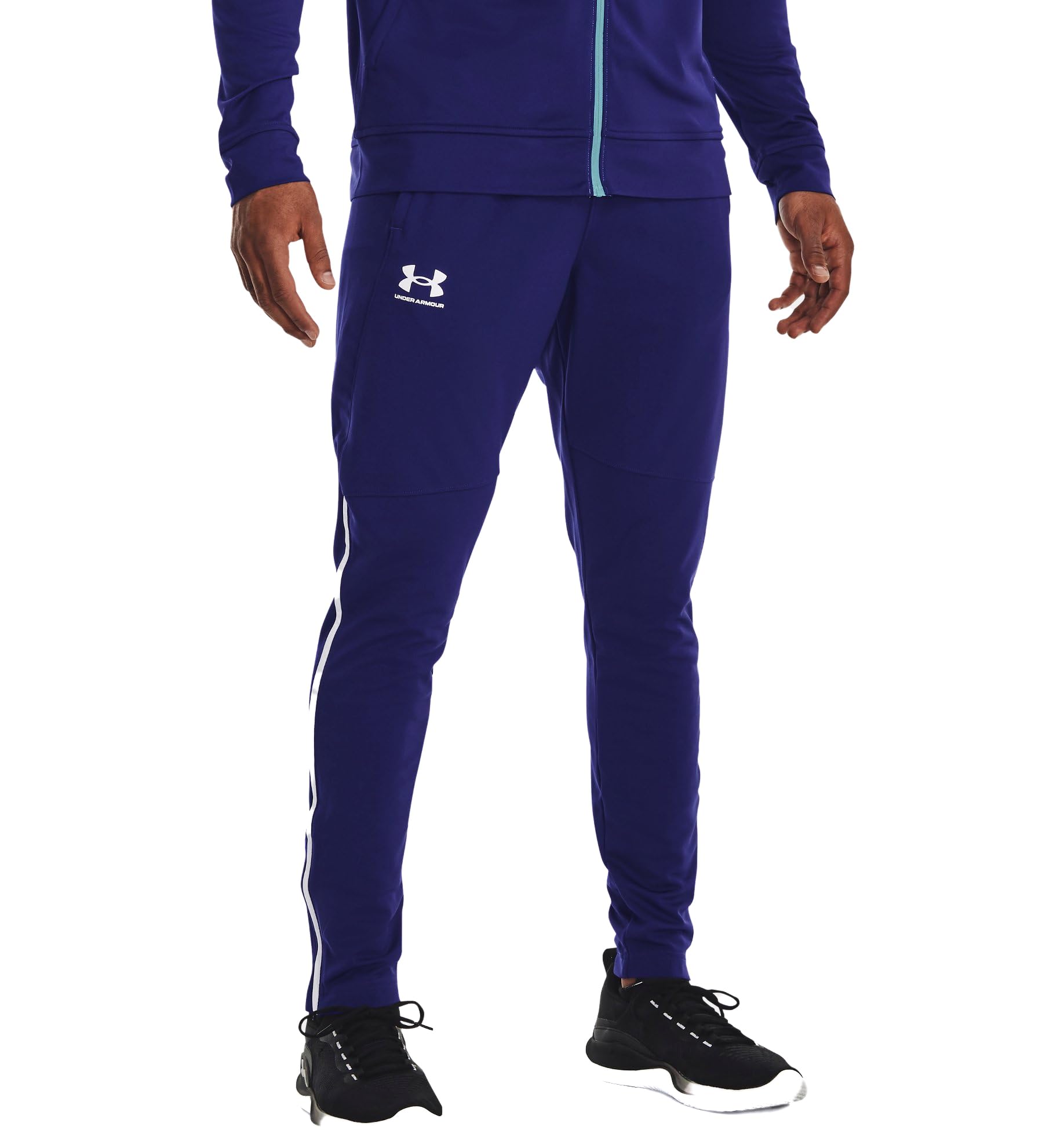 

Under Armour UA Pique Track Midnight Navy XL Pants, White,