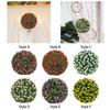 Simulerad Växt Blomma Hängande Topiary-boll, 7,8 tum Realistisk Form PE-material för Tak, Träd, Heminredning