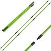 2Pcs Golf Alignment Rod 3 Seção Dobrável Mirando Swing Colocando Treinamento Auxiliar Indicador de Direção Fibra de Vidro Golf Alignment Stick Acessórios de Golfe