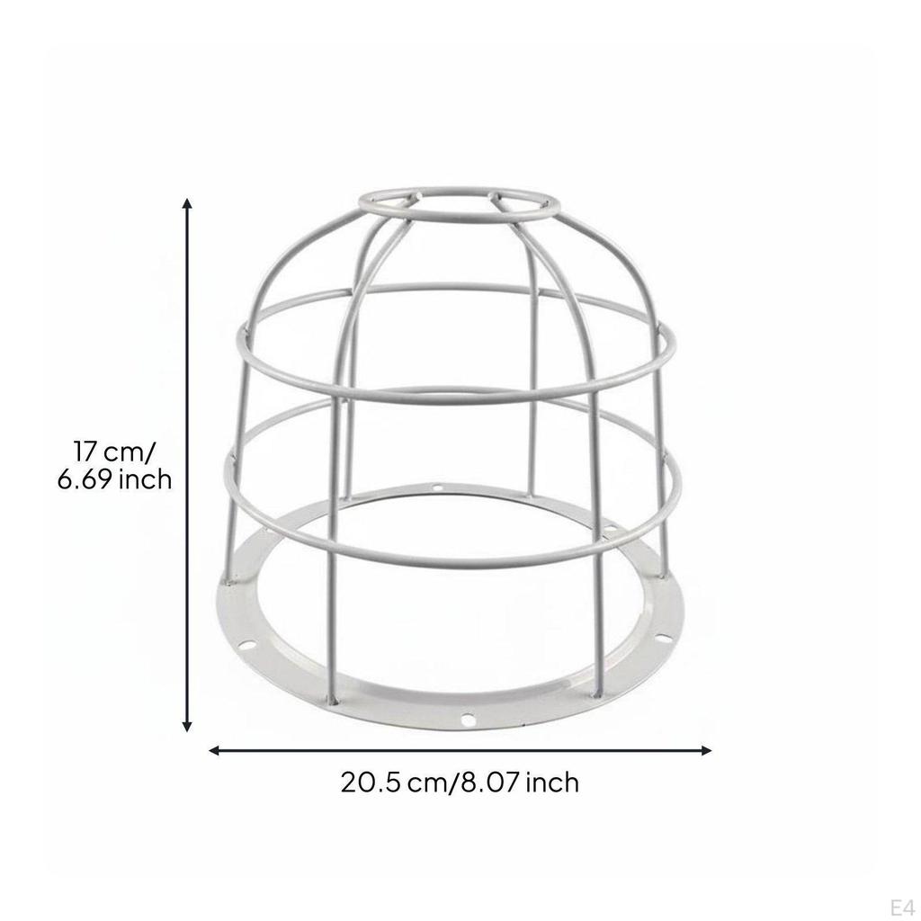 Wire Bulb Cage Impact Resistant Industrial Protector Iron Construction Light