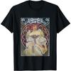Dagdroom Mucha Droomkunst Fantasie Elegant Art Nouveau T-shirt