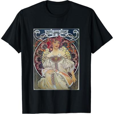 Daydream Mucha Dream Art Fantasy Elegant Art Nouveau T-Shirt
