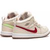 Air Jordan 1 Mid Utility TD Fleece Baby-Sneakers Tan Pearl-White Dark-Driftwood DO2209-264