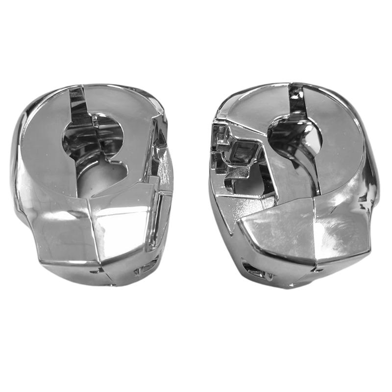 Ac29-Road Glide Special FLTRXS For Touring And Trike Models 2014- Chrome Handlebar Control Switch Button Housings Cover