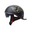 Retro Summer Lightweight Half Helmet with Inner Lens for Men and Women