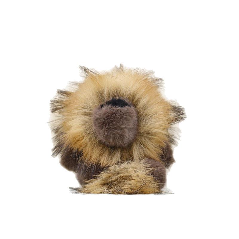 Lion Stuffed Plush Animal Pp Cotton Soft Charm Toy For Kids School Bag Decor