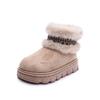 Children Snow Boots  Winter Comfortable Warm Plush Outdoor Girls Ankle Boots Platform  Anti Cold Casual Short Boots