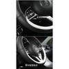 Full Leather Cover for All Seasons Auto Steering Wheel Cover Non-slip D-shaped Breathable Car Steering Wheel Protector