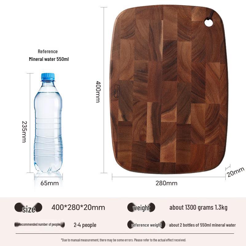 LC LIVING Acacia Wood Oval Cutting Board