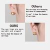 600Pcs/Set Anti Allergic Earring Backs Studs Kit Clear Earring Backings  Women's Gifts