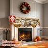 Halloween Fireplace Mantel Scarf for Holiday Table Decoration