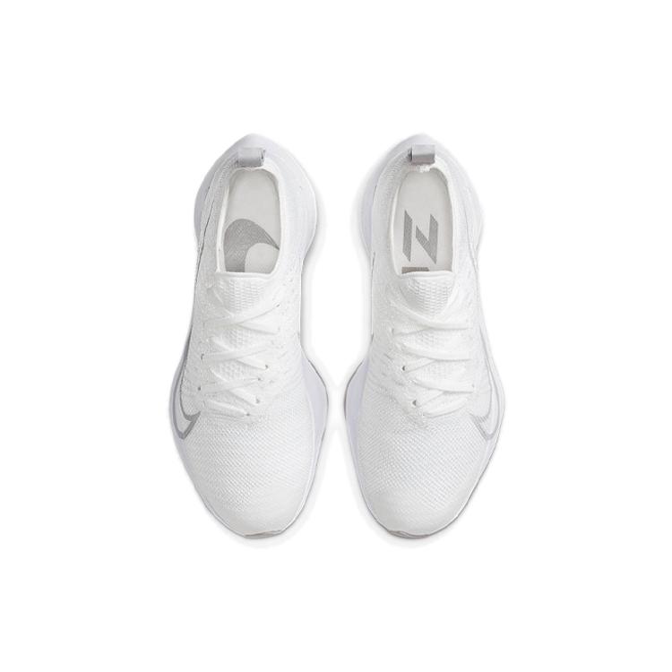 Nike Air Zoom Tempo Next% Flyknit Bianco Platino Puro Donna CI9924-101