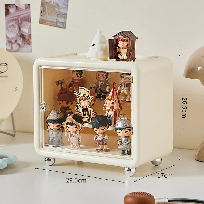 Scatola Espositore Per POP-MART Scatole Cieche Organizzatore Bambole a Prova di Polvere Display Stand Castello Custodia Espositiva Music Master Grande