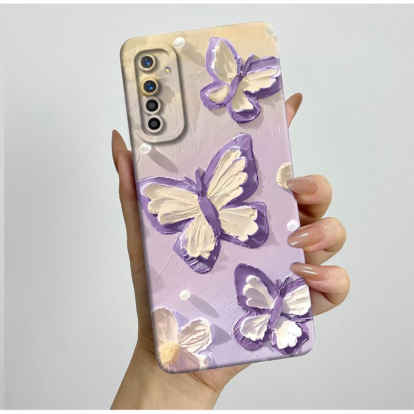 For Realme X2 XT Case RMX1921 RMX1991 RMX1993 Pretty Flowers Silicone Soft TPU Shockproof Phone Cover For OPPO K5 Coque Fundas