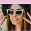 Fashion Heartshaped Sunglasses With Lens And Pc Frame For Summer Party Wear