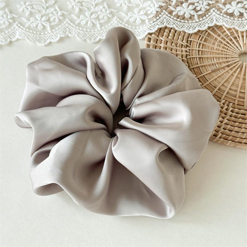 Lace-faced High-end Large-sized Bellyband Hair Tie with High Elasticity for Ponytail Hair Care