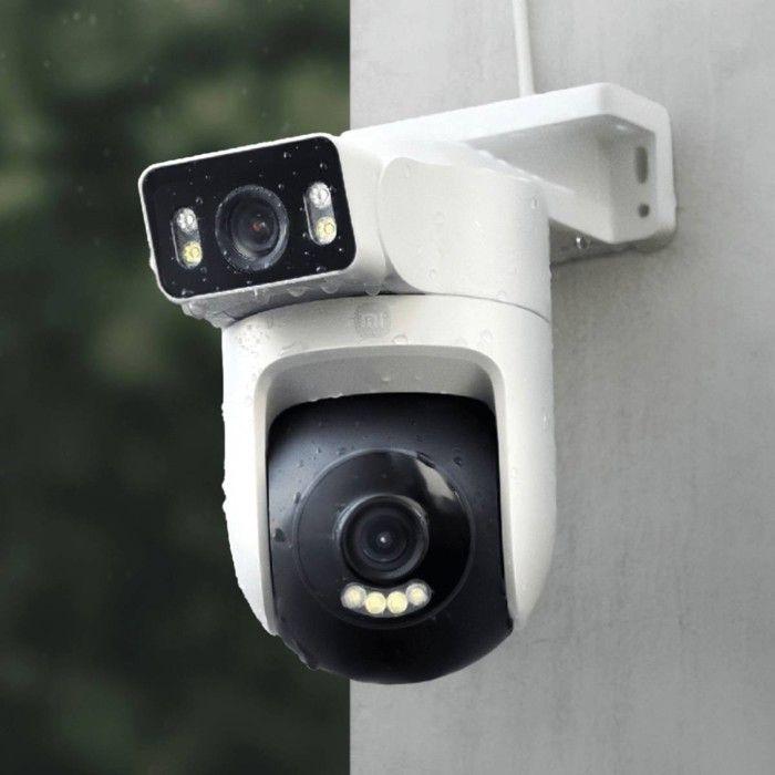 Caméra de surveillance - xiaomi - cw500 - double objectif 4 mp - vision nocturne couleur - ip66 étanche