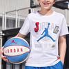 New Jordan T Shirt SS24 Pure White Teenagers JD2312033PS-001