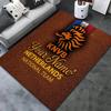 Knvb Wappen Benutzerdefinierter Name Teppich Teppich für Wohnzimmer Schlafzimmer Zuhause Sofa Dekoration Kinder Spielen Rutschfeste Fußmatte