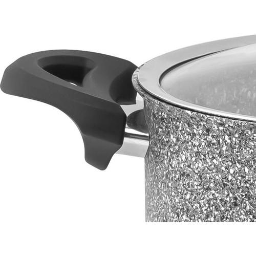 Ultra Granit 20 cm hluboký žulový hrnec šedý TAÇ-3460