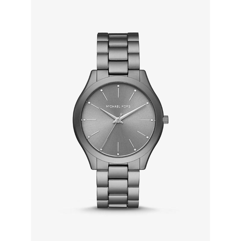 

Мужские часы Michael Kors Slim Runway серого цвета из алюминия MK4506 серый