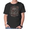 Unisex Crew Neck T-Shirt Rest In Leaves Graphic Short Sleeve Casual Tee