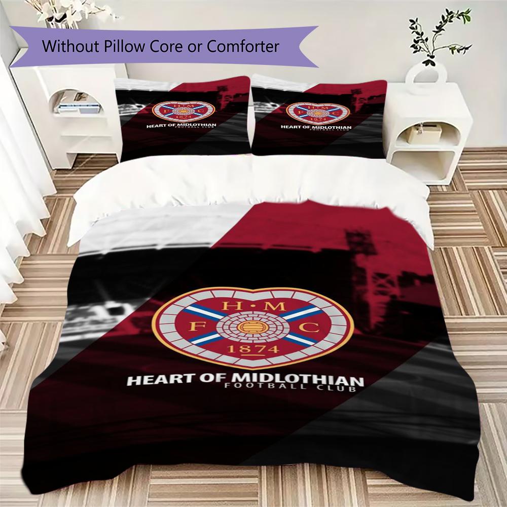 Set Copripiumino Trapuntato con Fantasia Hartes Football Club Federa Decorazione per la Casa Regalo di Compleanno (1 * copripiumino + 2 * federe senza imbottitura)