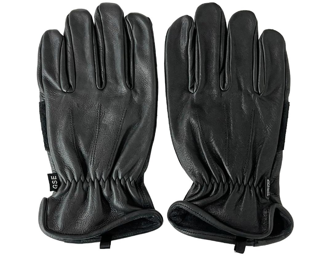 GOOD SPEED equipment leather gloves Water-repellent GSE-wfr-GV-GPG10 (Black, L)