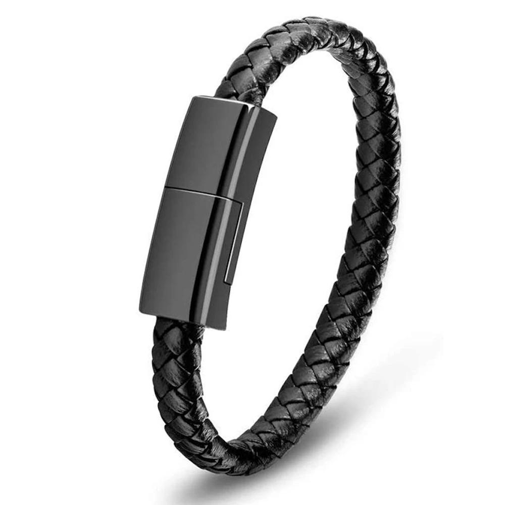 5A Bracelet USB Fast Charging Cable Data Charging Cord USB C Cable for iPhone 14 13 12 11 Samsung HUAWEI Xiaomi POCO Micro Cable Bracelet Accessories