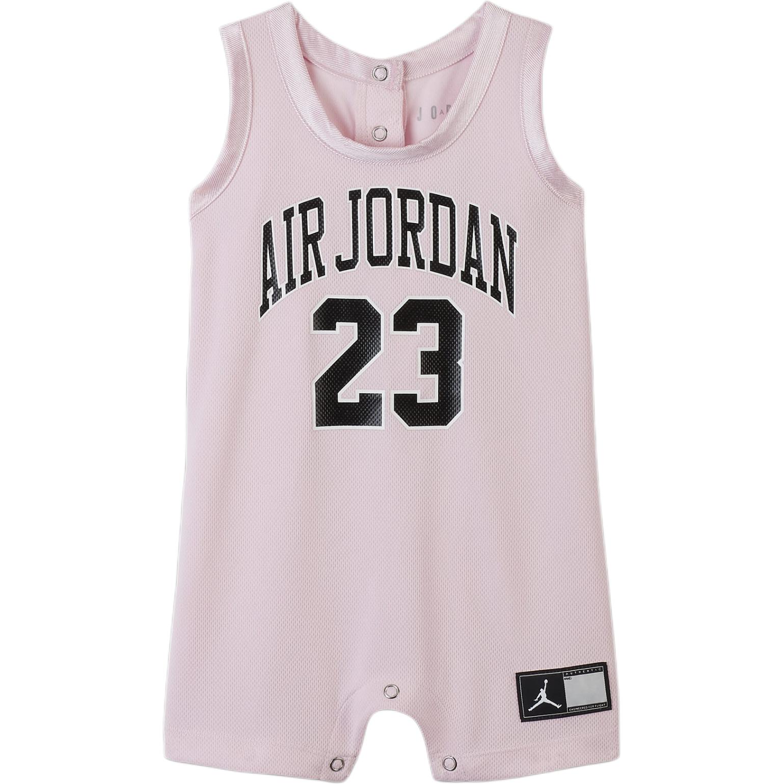 

New Jordan Coverall Baby Pink Foam/Black 656169-A9Y 18M