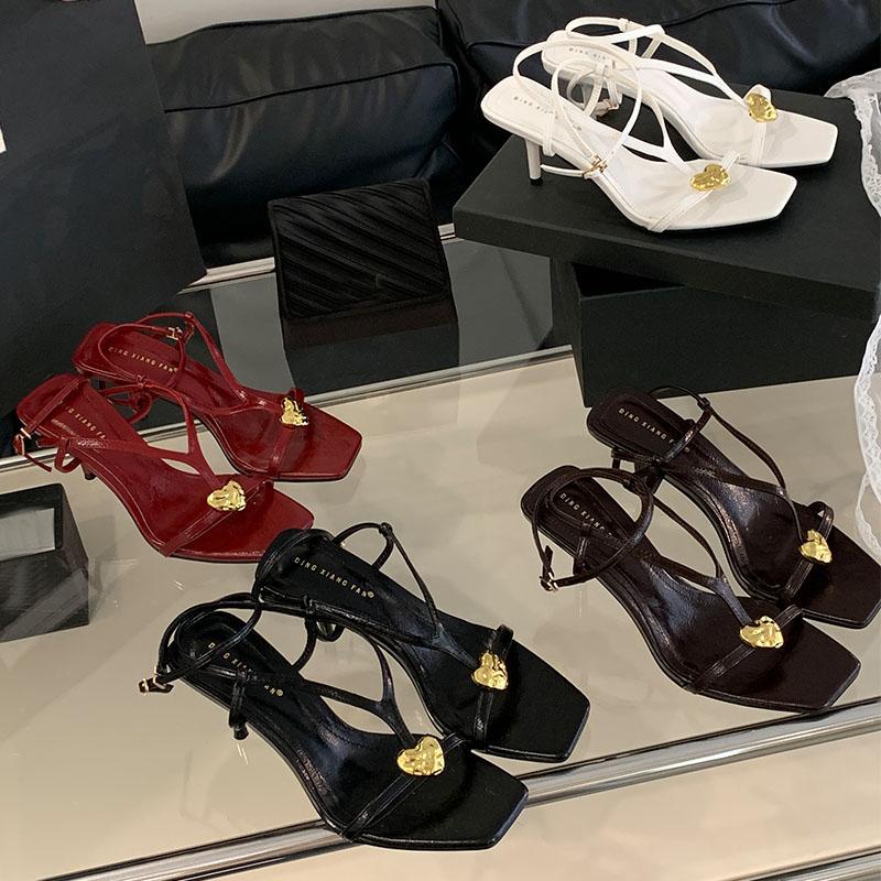 Fashion Female Slip On Footwear Pumps Women High Heels Shoes Slingbacks Fashion Pointed Toe Shallow Ladies Thin Heels Shoes