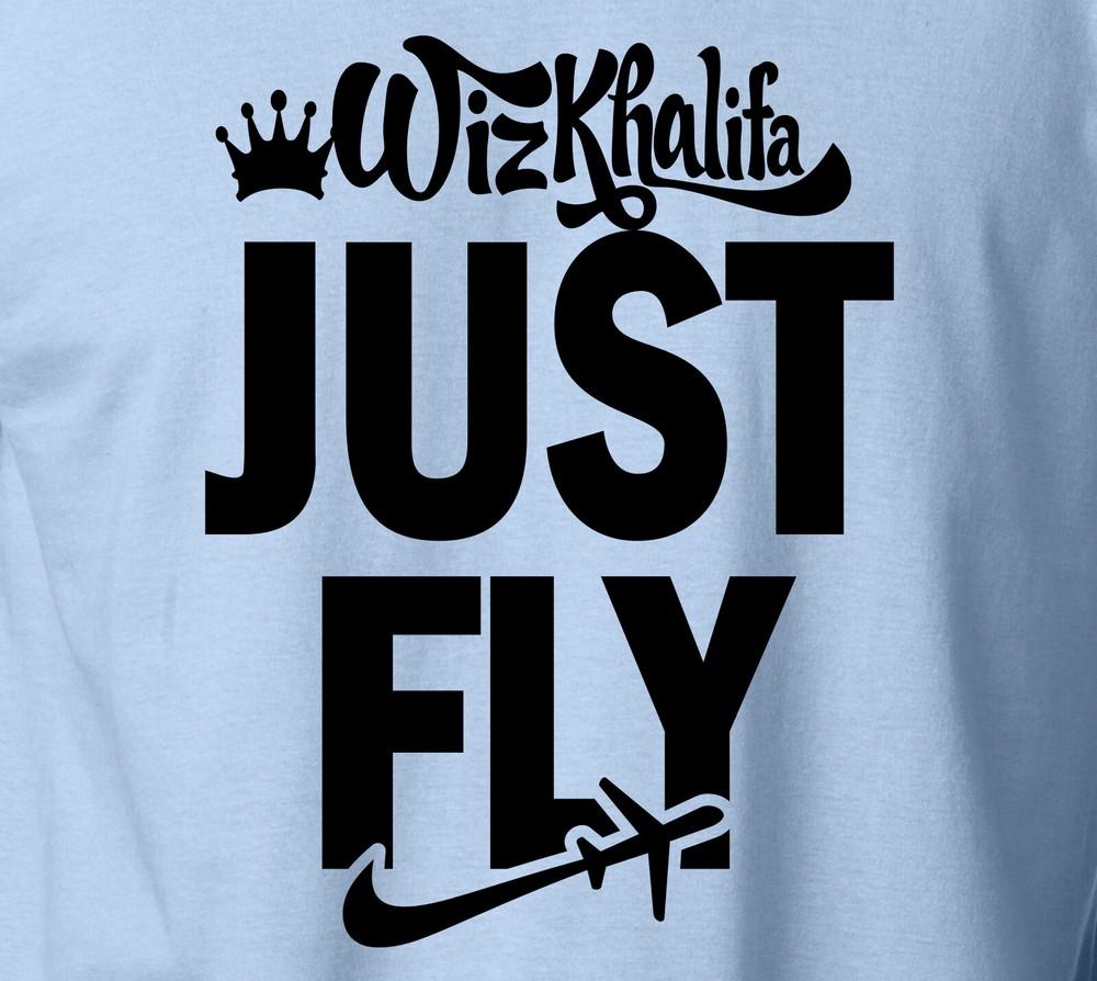 WIZ KHALIFA JUST FLY Taylor Gang MMG Last Kings Хип-Хоп S-6XL Футболка Унисекс XL