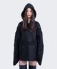 Curved Panel Oversized Hoodie