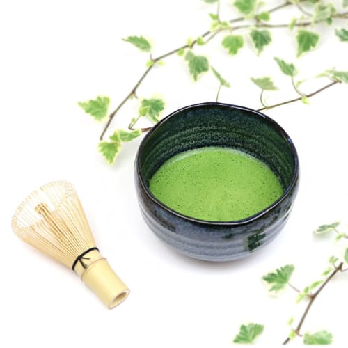 Hokoen Matcha Tea Ceremony Utensils 6-Piece Set for Beginners and Home Use (Matcha, Matcha Bowl, Chawan, Chasen Straightener, Chashaku, Instructions)