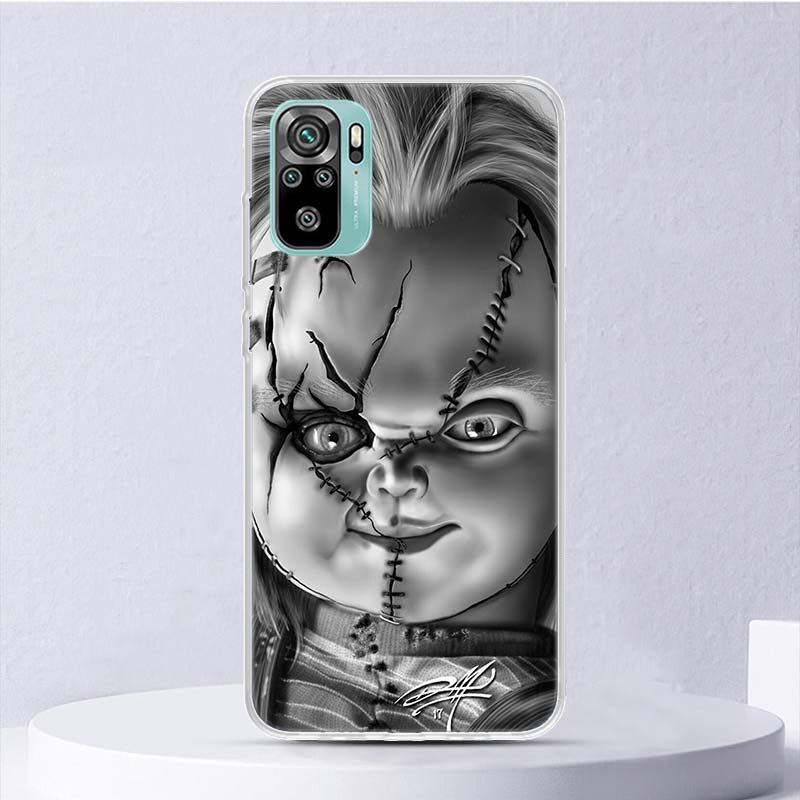 Chucky Doll Horror Movie Soft Case For Xiaomi Redmi 14C 13C 13 12C 12 10C 10 9A 9C 9T 9 Phone Cover 8 8A 7 7A 6 6A K80 K70 K60 K