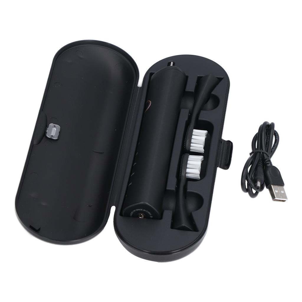 Elektrický USB dobíjecí bělící zubní kartáček 39000x/min 5 režimů s inteligentním časovačem