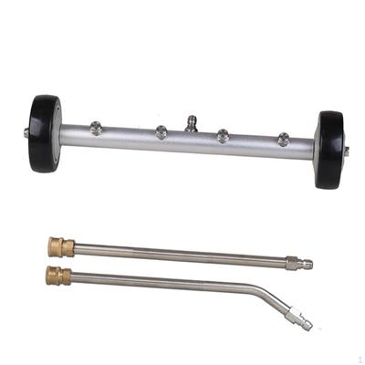High Pressure Cleaner, Underbody Car Wash Water Broom, 4 Fan-shaped Nozzles for Motorhomes