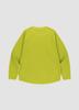 OFFGRID Waffle Uni Trail Raglan Crew-Lime