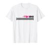 Big Little Sorority Race Car Heart Flame Trendy Reveal T-Shirt