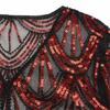 Bead Sequins Detailed Shawl Scarf for Special Occasion Unique Sequined Accessory for Trendy Outfits