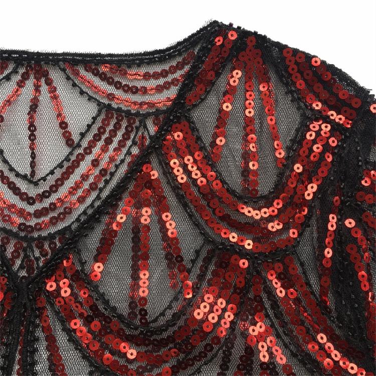 Bead Sequins Detailed Shawl Scarf for Special Occasion Unique Sequined Accessory for Trendy Outfits