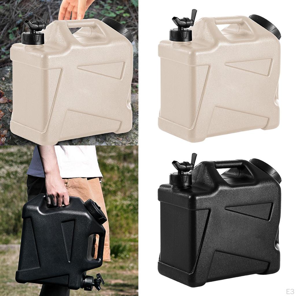 Camping Water Tank Bucket with Faucet PE Portable Convenient Container Storage Jug for