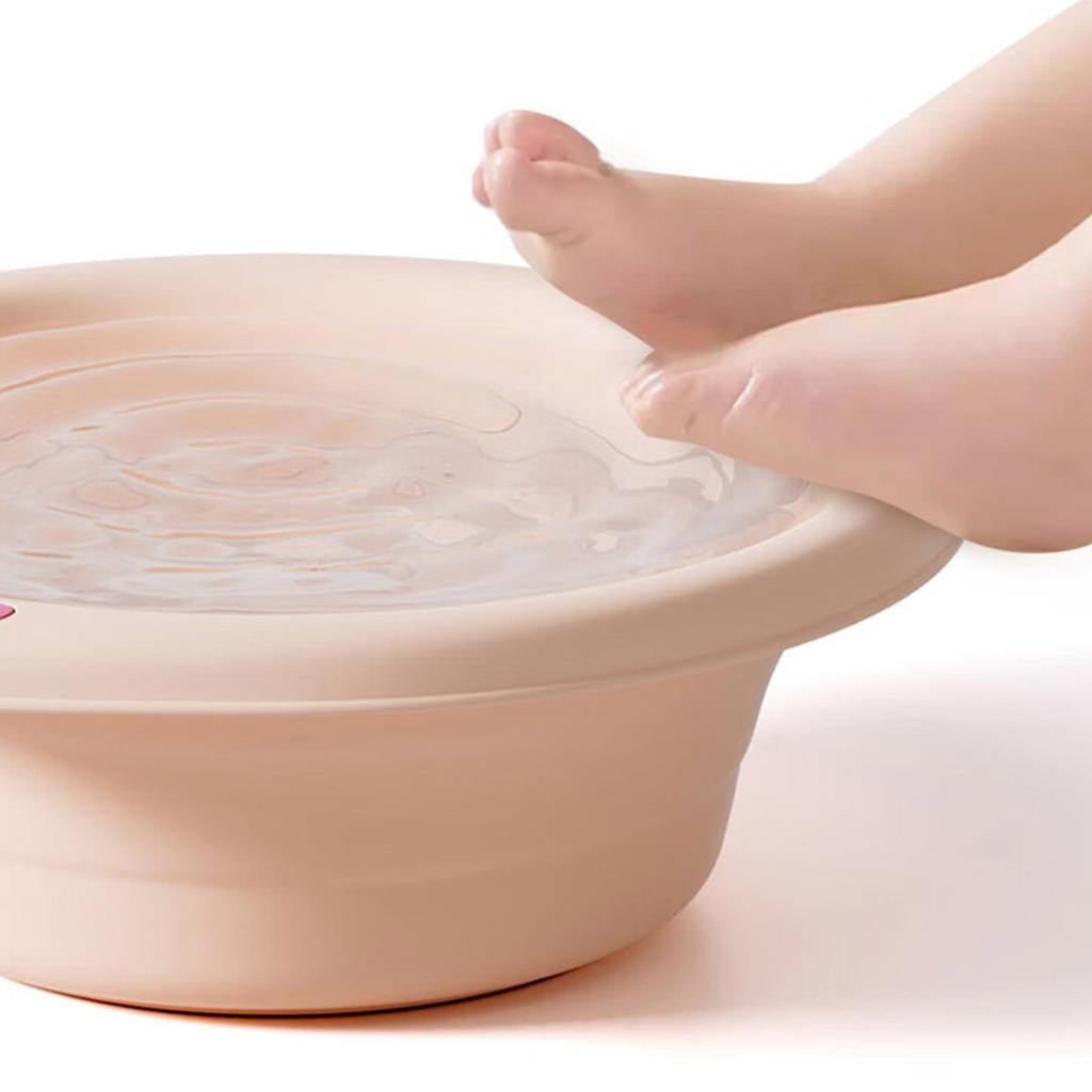 Portable Foldaway Baby Bathing Tub for Home Travel Compact Design Toddler Washbasin Anti Fall Cartoon Pattern