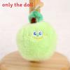 Watermelon Apple Eggplant Garlic Carrot Plush Keychain For Girls Accessory Bag
