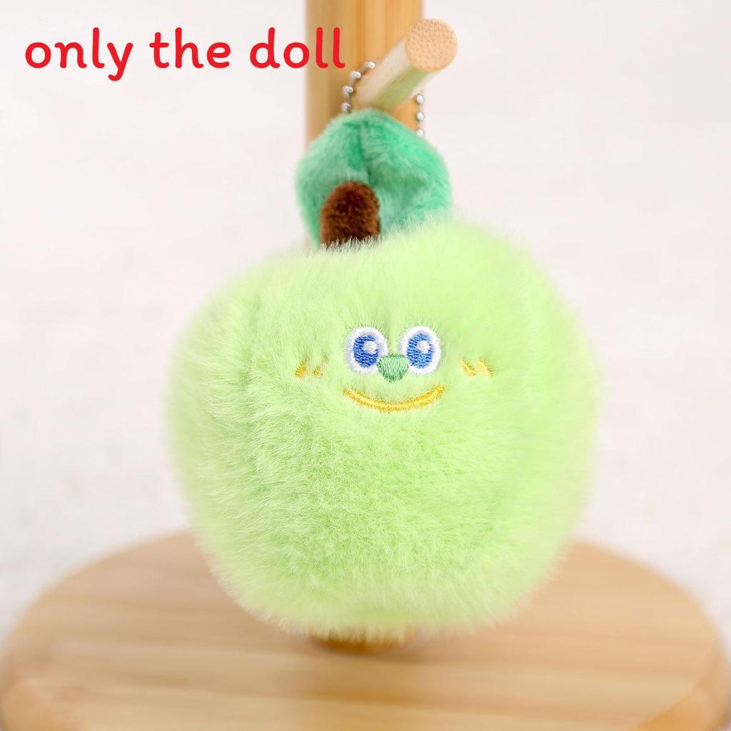 Watermelon Apple Eggplant Garlic Carrot Plush Keychain For Girls Accessory Bag